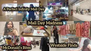 Andheri Oshiwara Infinity Mall Vlog🛍🌸🤩 | Mall Day Madness ✨ Westside Finds + McDonald&rsquo;s Treats 🍔🍟 |