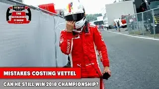 Critical mistakes costing Sebastian Vettel 2018 championship