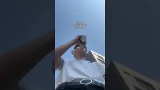 drinking luckin coffee, footage was taken in november, that&rsquo;s why im not wearing much
