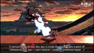 Tether Recovery R.O.B. with Incineroar below Hitbox Peach's Castle _ Super Smash Brothers for Wii U