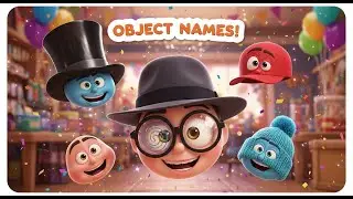 Learn Object Names at the Wacky Hat Shop | Fun Educational Nursery Rhyme for Kids