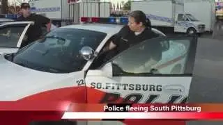 Police fleeing South Pittsburg, Tennessee