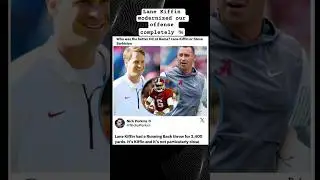 The job he did with Blake sims was magical! #shorts #cfb #sports