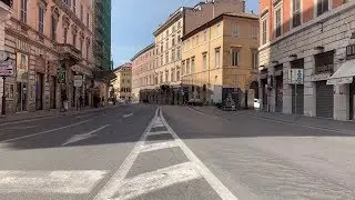 T13 en Roma: Roma solitaria y vacía por culpa del COVID-19