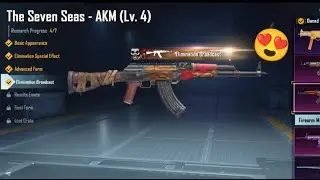 Upgrading The Seven Seas AKM to Lv.4 😍 |  PUBGM | #s1wajid