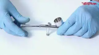 Аэрограф Iwata Revolution BCR, BR, CR -  разбор и сбор