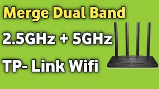 Merge Wifi Router 2.4GHz + 5GHz Dual Band in Same Network Auto Switch TP-Link