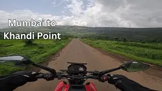 Mumbai to Khandi Point | Monsoon Motorcycle Adventure 🌧️🏍️
