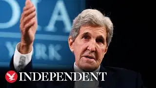 Live: John Kerry delivers speech on climate crisis ahead of Cop26