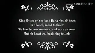 English poem - Bruce and the Spider