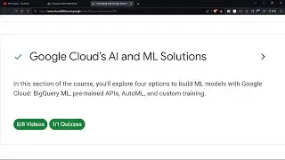 Google Cloud's AI and ML Solutions | Module 2 | Quiz Answers #googlecloud