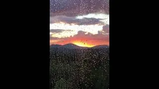 Fast Rainstorm  🌬🌧 and Sunset 🌄 in the Mountains ⛰ of Maine🌲🌳