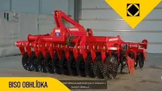 BISO - představení - diskový podmítač Weaving Short Disc pro minimální zpracování půdy