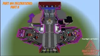 How To Build FNAF: Security Breach In Minecraft! | Part 4: Decorations