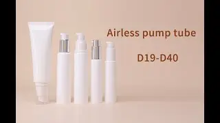 Airless pump cap tube
