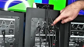 Connecting Studio Monitors and sub