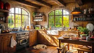 🍞 Warm Country Kitchen Ambience | Calm Atmosphere for Relaxation & Stress Relief