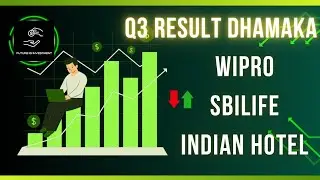 Wipro Q3 result | SBILIFE Q3 Result | Indian Hotel Q3 Result | 19/01/2025