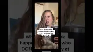What people think happens in HOSTELS l Are they safe? #shorts