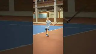 8 y/o Explosive Junior Tennis&hellip; and a Flying Racket 😅🎾