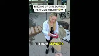 Rizzing up girl during perfume meetup #reselling #tiktok #emoney #meetup #rizz #cologne