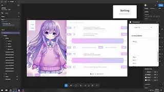 Stream Schedule Widget for Figma