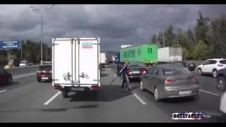 Подборка аварий на дорогах за Август 2015 car crash 2015 august  18+
