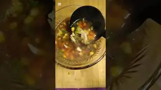 Chicken Vegetables Soup!! Chicken Soup #dietfood #delicious #chicken #youtubeshorts