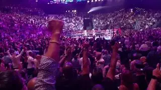 Manny Pacquio vs Keith thurman. Knockdown in round 1 audience reaction!