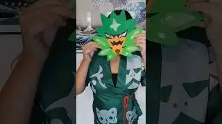 DIY - LE MASQUE TURQUOISE D'OGERPON | Pok&eacute;mon &Eacute;carte & Violet