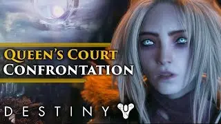 Destiny 2 Forsaken Lore - A confrontation in the Queen's Court! Mara & Ghost's fight!