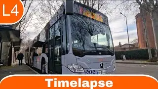 Linéo 4 Toulouse ( Basso Cambo - Cours Dillons) | Timelapse 