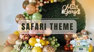 🦁Safari Theme Birthday Decoration Ideas for Kids l Jungle Theme l