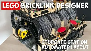 🚉 Adding the Incredible Studgate Station to My Automated LEGO Train Layout! | Bricklink Designer