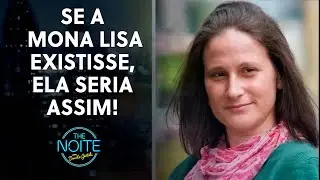 O artista Hidreley Di&atilde;o transformou a Mona Lisa em um humano | The Noite (28/06/22)