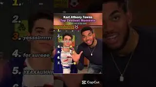 🔥 Karl-Anthony Towns&rsquo; Zestiest Moments Caught On Camera! 😏🎤 #karlanthonytowns #newyork #nba