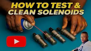 How to Test & Clean Transmission Solenoids | Fix Shifting Problems Fast. Using 12v Battery. DIY