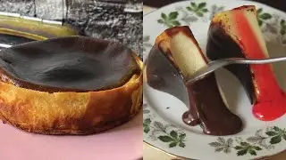 San Sebastian Burnt Basque Cheesecake Recipe🎀 By Chef Hafsa