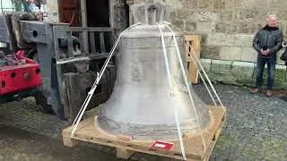 Ankunft der neuen Ditfurter Glocke am 18 12 2025   Teil 2