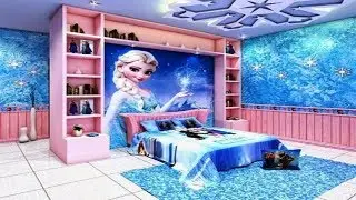 Girls Bedroom Themed Frozen