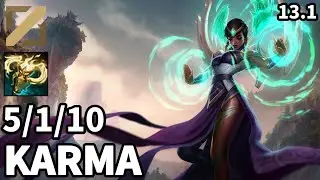 Karma Mid vs Ahri - KR Master  | Patch 13.1
