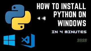 How to Install Python on Windows with VS Code #python #vscode