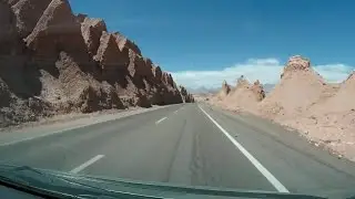Journey from Calama airport to San Pedro Atacama in Chile