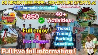 De Adventure Park - Adventure sports 🏏 | 40+Activities | Online Booking | Children&rsquo;s Adventure park