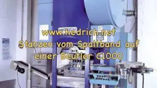 Stanzen - Exzenterpresse Typ Beutler C1000 bei Hans Hedrich GmbH