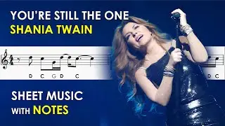 You're Still The One - Shania Twain | Sheet Music with Notes for Recorder, Flute, Violin Tutorial