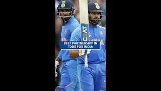 BEST PARTNERSHIP IN T20IS FOR INDIA |CRICMILESTONE #shorts