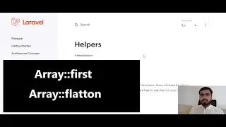 (07) Array first vs Array Flatten in Laravel | Laravel Advance Features