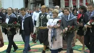 Cerca de 25.000 participantes en la Ofrenda de Flores a la Virgen de Los Llanos #FeriaDeAlbacete