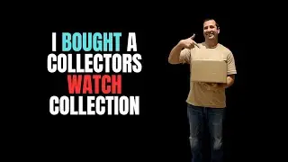 I bought a collectors watch collection